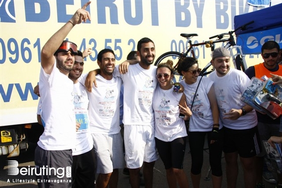 Biel Beirut-Downtown Outdoor RotarBike Rally Paper Lebanon