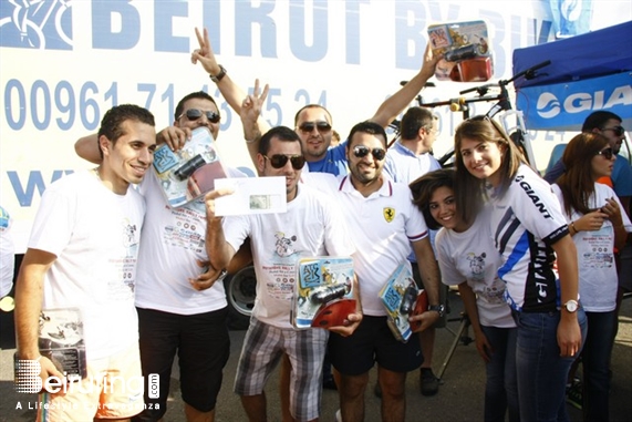 Biel Beirut-Downtown Outdoor RotarBike Rally Paper Lebanon