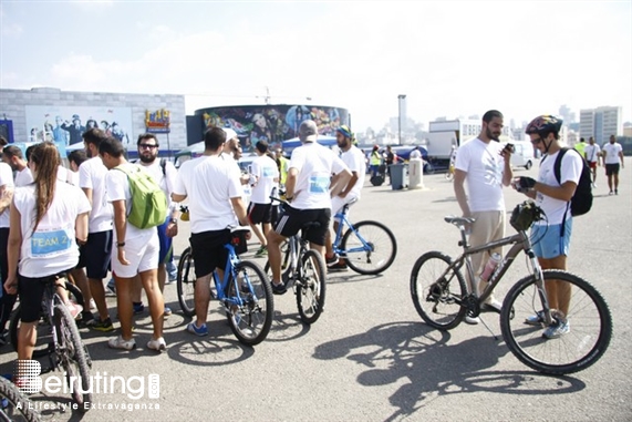 Biel Beirut-Downtown Outdoor RotarBike Rally Paper Lebanon