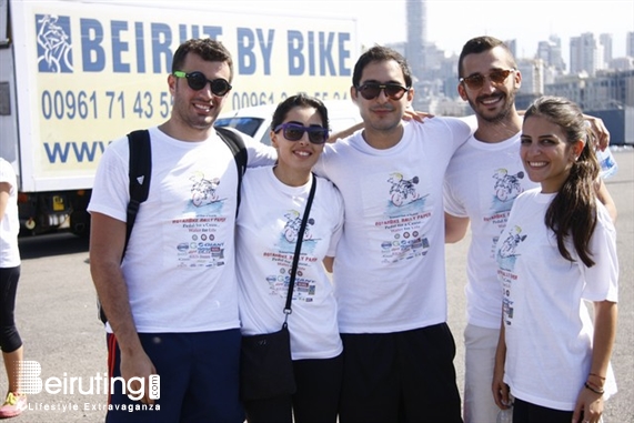 Biel Beirut-Downtown Outdoor RotarBike Rally Paper Lebanon