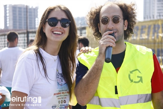 Biel Beirut-Downtown Outdoor RotarBike Rally Paper Lebanon