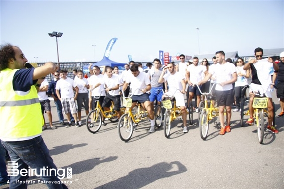 Biel Beirut-Downtown Outdoor RotarBike Rally Paper Lebanon