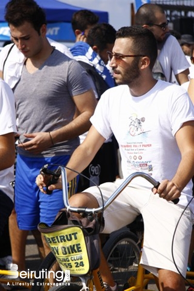 Biel Beirut-Downtown Outdoor RotarBike Rally Paper Lebanon