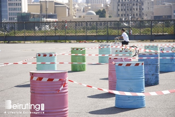 Biel Beirut-Downtown Outdoor RotarBike Rally Paper Lebanon