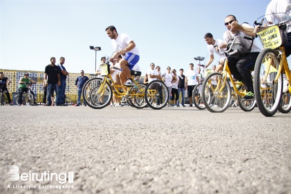 Biel Beirut-Downtown Outdoor RotarBike Rally Paper Lebanon