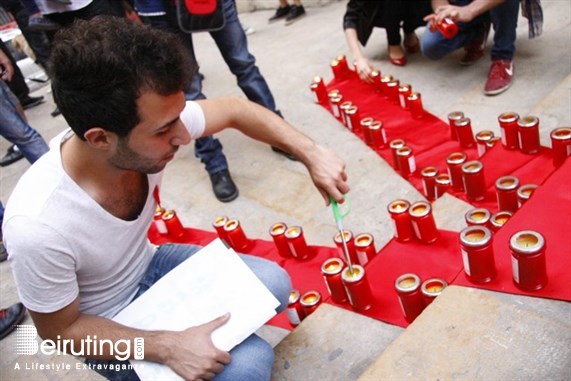 Activities Beirut Suburb Social Event SIDC Candle Light Lebanon