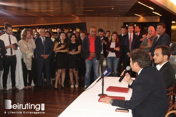 Le Yacht Club  Beirut-Downtown Social Event BML Signature Agreement with Silvio Chiha Lebanon