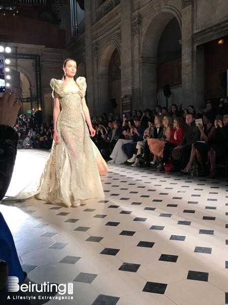 Around the World Fashion Show Tony Ward Spring Summer 2018 Couture at PFW Lebanon