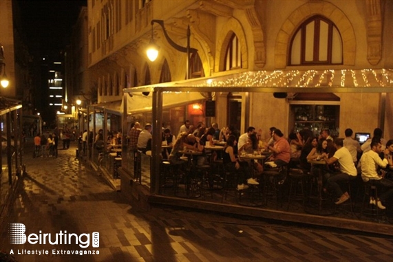 Uruguay Street Beirut-Downtown Nightlife Uruguay street on Saturday Night Lebanon