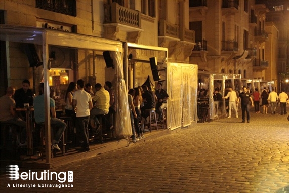 Uruguay Street Beirut-Downtown Nightlife Uruguay street on Saturday Night Lebanon