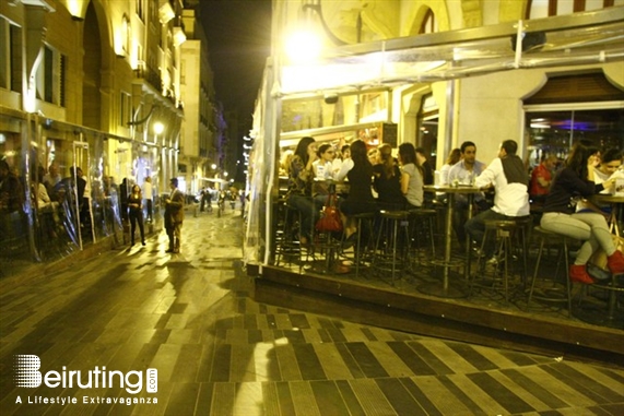 Uruguay Street Beirut-Downtown Nightlife Uruguay Street on Tuesday Night Lebanon