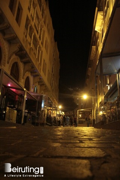 Uruguay Street Beirut-Downtown Nightlife Uruguay Street on Saturday Night Lebanon