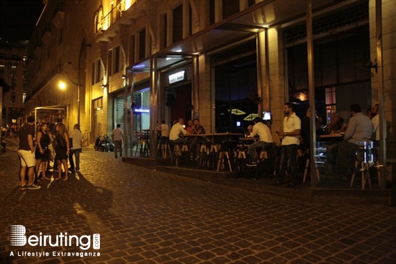 Uruguay Street Beirut-Downtown Nightlife Uruguay Street on Saturday Night Lebanon