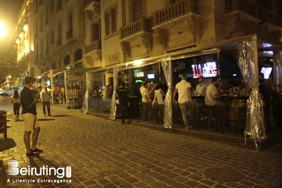 Uruguay Street Beirut-Downtown Nightlife Uruguay Street on Saturday Night  Lebanon