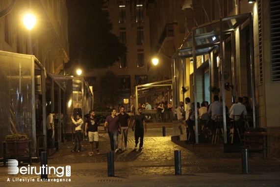 Uruguay Street Beirut-Downtown Nightlife Uruguay Street on Saturday Night Lebanon