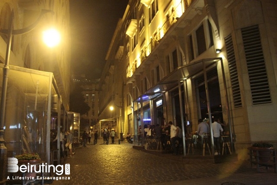 Uruguay Street Beirut-Downtown Nightlife Uruguay Street on Saturday Night Lebanon