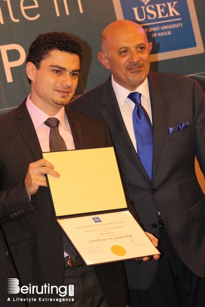 USEK Kaslik University Event USEK 2nd Certificate in Leadership Ceremony Lebanon