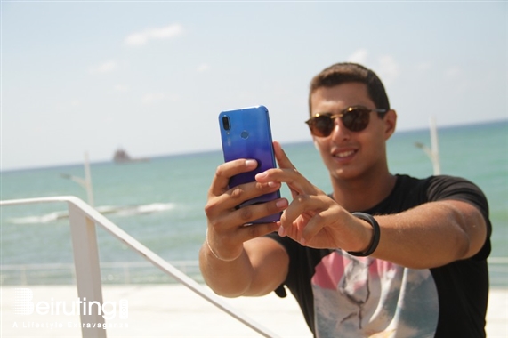 Veer Kaslik Beach Party Veer on Sunday-Selfies Taken by Huawei nova 3i Lebanon