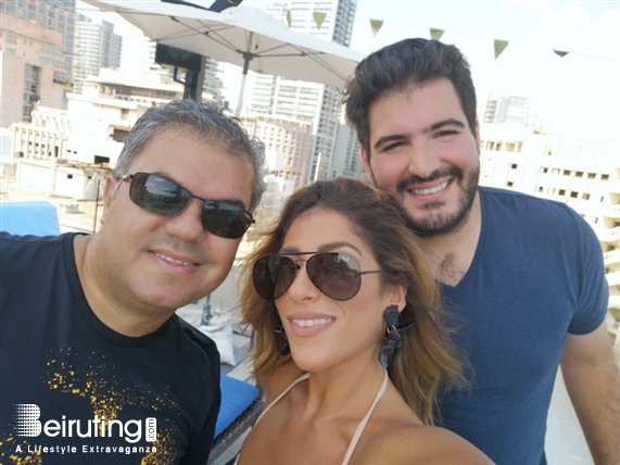 Warwick Palm Beach Hotel Beirut-Downtown Beach Party Fun Gathering at Wawrick Palm Beach Hotel Lebanon