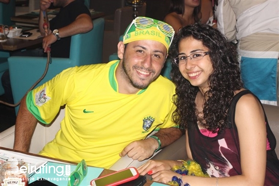 Qube Cafe Jounieh Social Event Brazil VS Colombia at Qube Lebanon