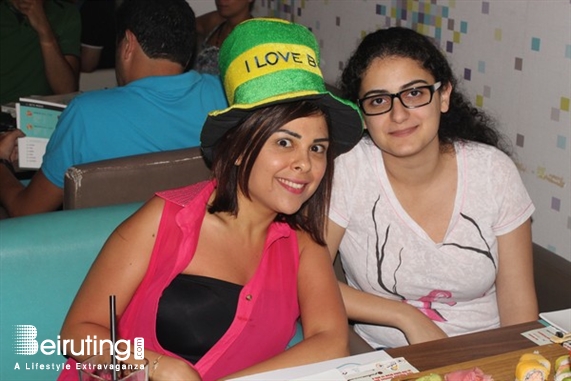 Qube Cafe Jounieh Social Event Brazil VS Cameroon at Qube cafe Lebanon